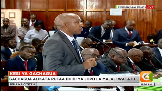 “Kenya is neither a presidential nor legislative democracy. Kenya is a constitutional democracy,” Tom Macharia bites back at the political autocracy displayed by The National Assembly, Senate and Executive Arms of Government #GachaguaImpeachment | Citizen TV Kenya