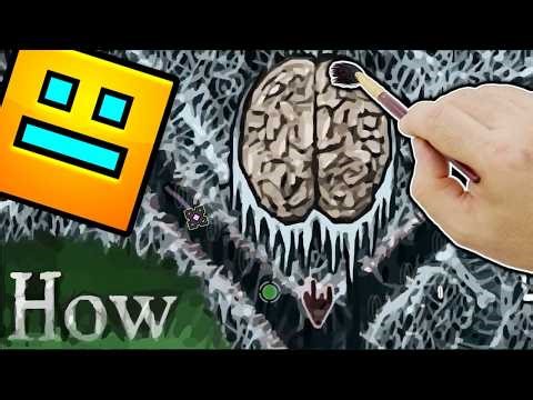 IS THIS STILL GEOMETRY DASH !? | #speedpaint #art #drawing