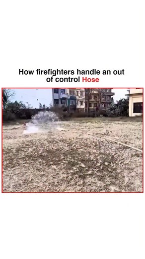 Mr Snapfix on Instagram: "This video shows how firefighters deal with an out-of-control fire hose. When water pressure becomes too high, the hose can move violently due to the strong force inside it. Firefighters are trained to control this by lowering the pressure, securing the hose properly, and using correct body positioning. Proper handling is very important to avoid injuries and to maintain control during emergency situations. Disclaimer🔴: This video is shared for educational and informati