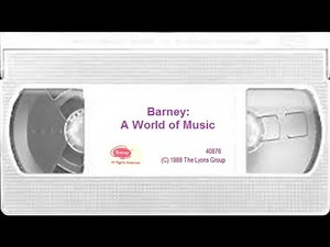 Barney: A World Of Music 1996 VHS