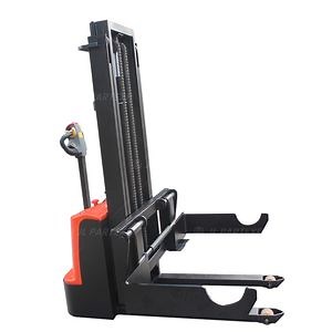 [Hot Item] Small Fork Roll Paper Electric Stacker Warehouse Forklift