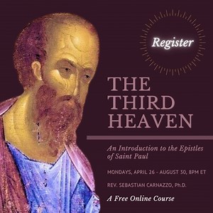 108 reactions · 22 shares | REGISTRATION CLOSES on Friday, April 9th, for The Third Heaven: An Introduction to the Epistles of St. Paul. Register for this free online course today and receive access to the live online lectures as well as all lecture recordings. Join scripture scholar Rev. Sebastian Carnazzo and the ICC as we dive into the mysteries of God revealed to St. Paul! https://instituteofcatholicculture.org/.../the-third-heaven | Institute of Catholic Culture | Facebook