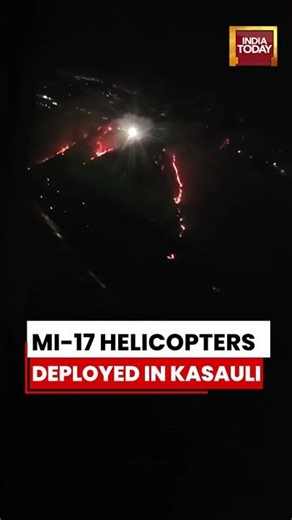 WATCH | Indian Air Force Saves Kasauli Hills From Massive Forest Fire #iaf #himachal #forestfire