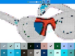 Color Pixels: Coloring by Numbers - Play Now on Y8.com