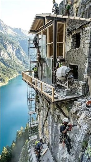 This Dangerous Cliff House Became an Incredible Luxury Escape! 😱🏔️