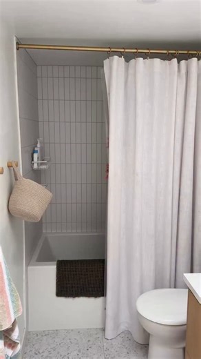 CLOE | THOMSON | Your DIY BFF on Instagram: "Finally fixed my crappy caulk job by removing the old caulk and using @mapeicanada Mapesil T Plus (ad) it’s a 100% silicone, flexible, mold-resistant sealant that actually matches the color of my grout perfectly. The job was smooth thanks to MAPEI UltraCare Smooth Silicone, a finishing spray that helps shape and smooth silicone for clean, professional results — without smearing or sticking. Basically, it gives even B-types like me the perfect finish. 