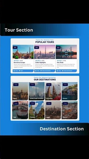 🌍 Travel Agency Website HTML Template | Altours ✈️ Features