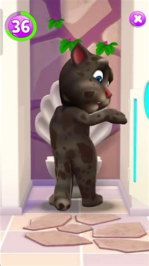 😹 My Talking Tom Washroom Funny Moments 😆 #shorts #talkingtom