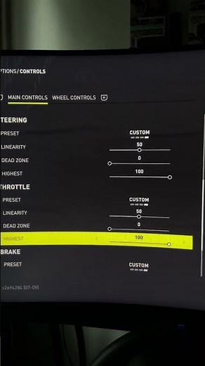 Best controller settings for the crew motorfest