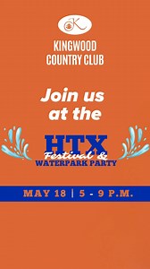 Get ready to feast, groove, and celebrate at the HTX Festival, hosted at the Kingwood Country Club! Enjoy toe-tapping Live Music, indulge in a mouthwatering Crawfish Boil and smoky BBQ. Bounce around in the Inflatables, and sample the best brews, wines, and spirits from our local vendors. Don't miss out on a flavorful fiesta brought to you by Claudia's Tacos and Chef Bruce! 🎶 🎉 | The Clubs of Kingwood