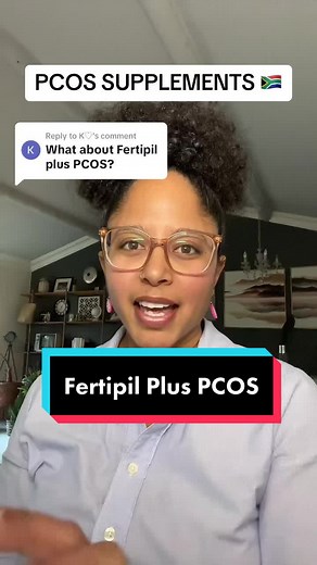 Replying to @K♡ #greenscreen PCOS SUPPLEMENTS 🇿🇦 FERTIPIL PLUS PCOS #drcarmenjames #pcos #pcossupplements
