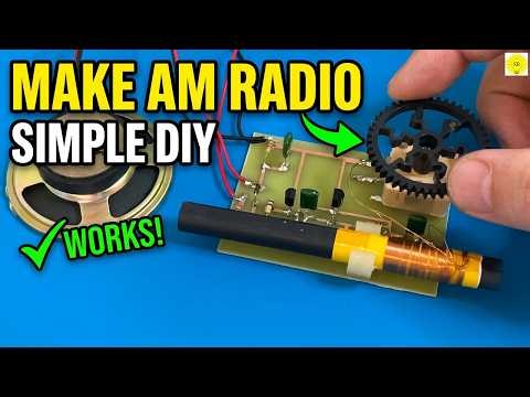 make a simple AM radio!!! Anyone with an Electronics Hobby Can Make radio, JLCPCB