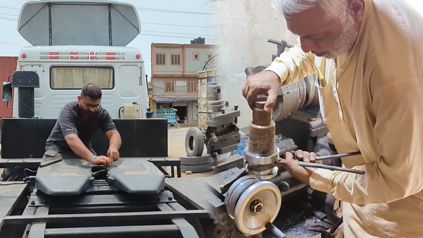 Rebuilding a Heavy-Duty Turn Plate with Skilled Workshop Techniques