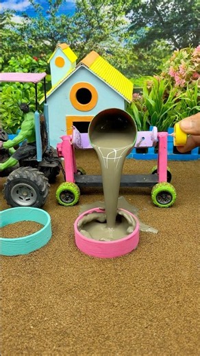 DIY Mini Tractor Making 🚜 | Amazing Handmade Tractor Craft