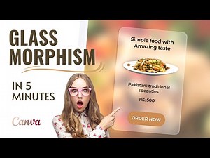 Glassmorphism in 5 minutes | Canva tutorial (Easy steps)
