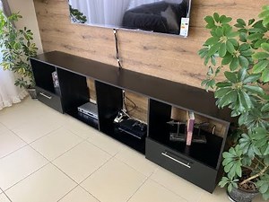 How to make a modular TV rack?