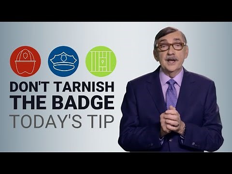 Don't Tarnish the Badge - Today's Tip from Lexipol