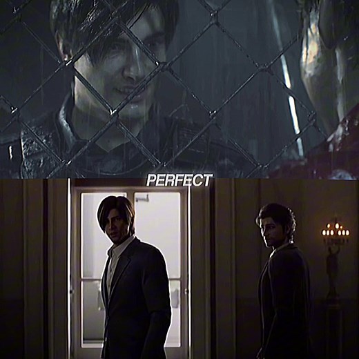 Claire and Leon Gate Scene in Resident Evil 2 Remake