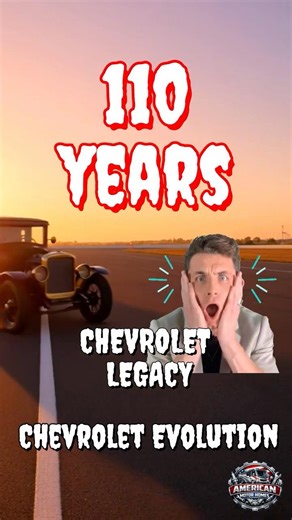 Chevrolet Evolution 1913–2023 , Classic Six to Silverado EV Legendary Muscle & Modern Cars #shorts