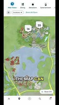 Trying to find rides restaurants, characters, or transportation in Walt Disney World? The map inside