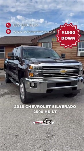 2016 Chevrolet Silverado 2500HD LT 🔥✨