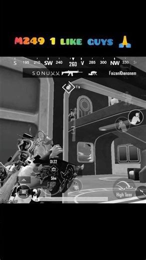 M249 tabahi🔥 ENJOY GAMEPLAY 🔥#shorts