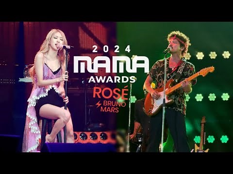 Rosé & Bruno Mars APT live performance at MAMA Award 2024