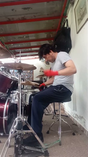 20260619 004 Necromante Metal Band Necrofilo Romance Fastest Part Of The Song On The Snare