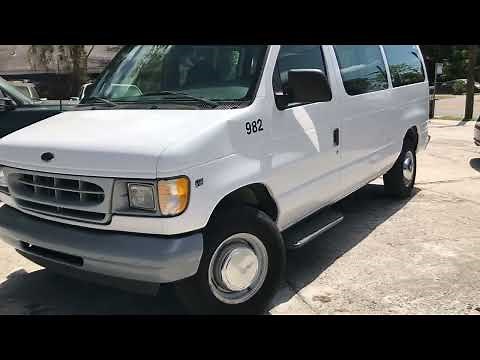 SOLD 2002 Ford E-350 12 passenger van test drive