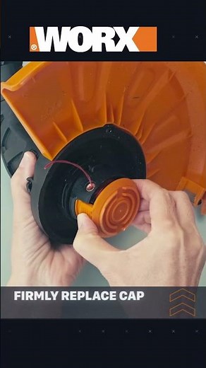 How To Change Your Grass Trimmer Spool Wire - Single Line Spool - WORX UK