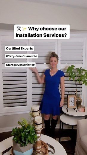 🛠️✨ Why choose our Installation Services? Here are just a few reasons: ✅ Certified Experts: Our team comprises Installation Experts who are certified to install both Alta and Hunter Douglas* products. ✅ Worry-Free Guarantee: If something isn’t right, we take care of it! We handle product concerns, missing parts, and replacements, ensuring your peace of mind. ✅ Storage Convenience: Installation orders are shipped directly to our warehouse, saving you the hassle of needing extra storage space. ✅ 