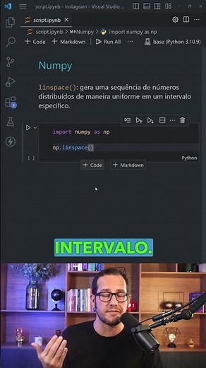 Aprenda a utilizar o método linspace() da biblioteca Numpy