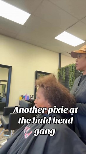 32K views · 748 reactions | Another cute pixie cut at the bald head gang #nashvillehairstylist #shorthairstyles #pixiecut #haircuttransformation #haircut | Tarsha J Polk | Facebook