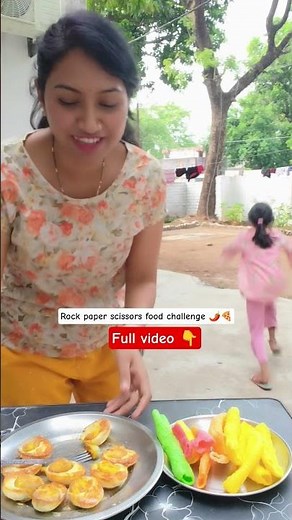 rock paper scissors food challenge #RockPaperScissorsFoodChallenge #RockPaperScissorsChallenge
