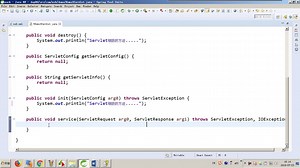 16--Servlet接口中的方法分析