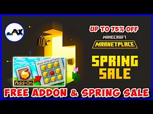 💫 FREE Bedrock Marketplace FREE Add-On and Spring Sale | 75% off💥