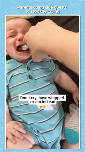 The Mom Cave on Instagram: "Parents doing side quests to stop the crying #parents #toddlers #funny #foryouシpage #fblifestyles"