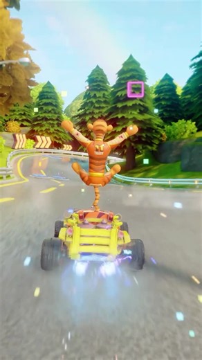 Disney Speedstorm on Instagram: "🐯 Tigger is full of energy! He starts bouncing with his Normal Unique Skill boosting his allies nearby, and pushing enemies away! Charging the skill makes Tigger spin and jump forward really fast! 🐯"