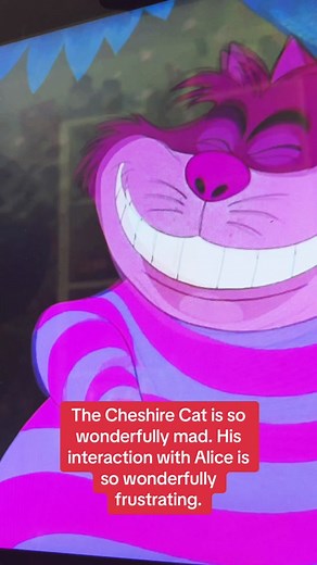 The #CheshireCat is wonderfully mad | #AliceInWonderland #Shorts #Disney #Animation #DisneyReel #DisneyReels #DisneyTikTok #FYP