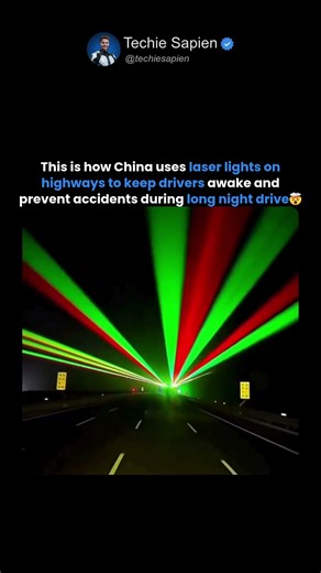 This Is How China Uses Laser Lights to Keep Drivers Awake 😳🚗