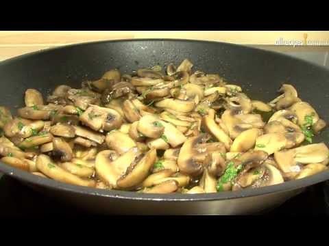 Champiñones al ajillo - Receta de cocina