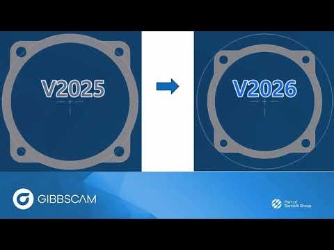 GibbsCAM v26: Shrink Wrap with Cylindrical Stock