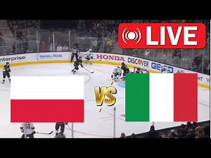 🔴 Poland vs Italy live | IIHF World Championship 2025 | Ice Hockey Group Stage Live Today