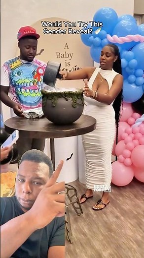 Wild Gender Reveal! Pot Explodes With BLUE Smoke for Baby Boy 💙🔥 #relationship