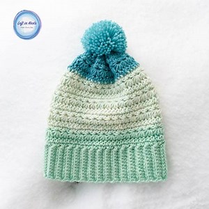 Snow Drops Slouch Hat - Free Crochet Pattern