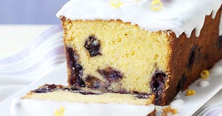 Lemon & blueberry loaf cake