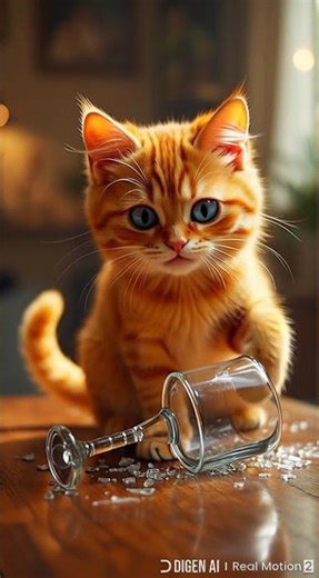 He Broke the Glass… and He’s Not Sorry 😹