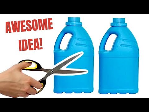 Reuse Your Laundry Bottles in a Creative Way | How To Recycle Detergent Bottle
