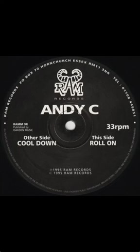 Andy C - Roll On [1995] Label: RAM Records – RAMM 12 Format: Vinyl, 12