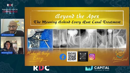 RDC- Beyond the apex: the meaning behind every root canal | Mahmoud Elnagar